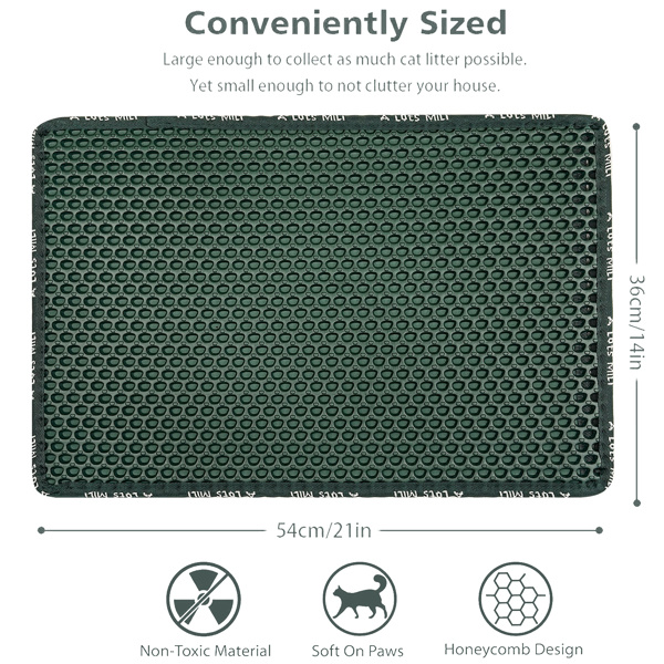 Double Layer Rice Shaped Cat Litter Pad - Image 4